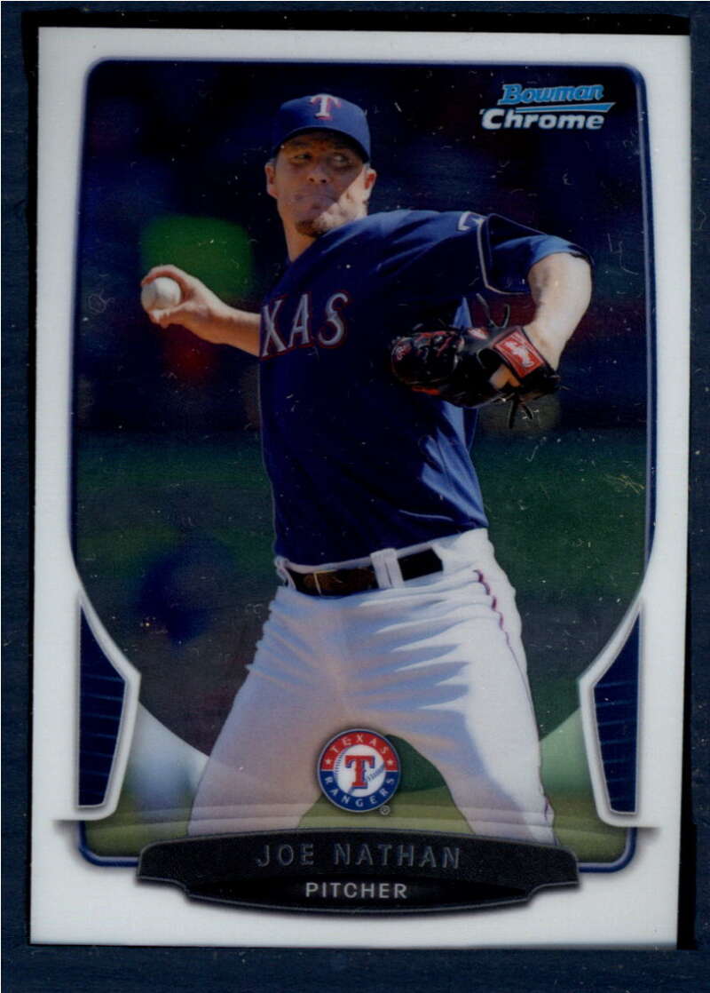2013 Bowman Chrome #124 Joe Nathan NM-MT Texas Rangers Baseball 